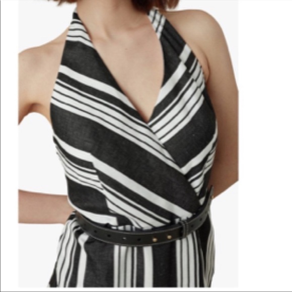 Karen millen flowy halter dress NWOT comes w/belt women size 4 - Picture 5 of 8